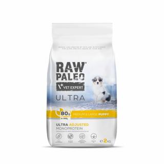 Hrana uscata pentru caini Raw Paleo Ultra Turkey Medium  Large Puppy 2kg