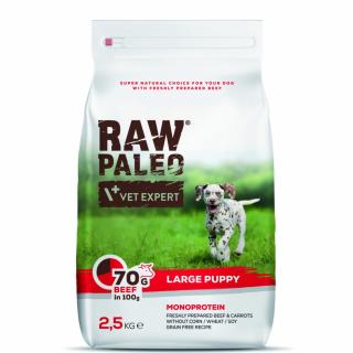 Hrana uscata, RAW PALEO large puppy vita, 2.5 kg