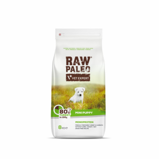 Hrana Uscata, Raw Paleo Mini Puppy Curcan - 8 kg