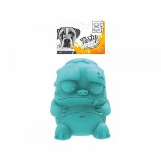Jucarie pentru caini Rex cu dispenser de recompense M-PETS, 9 x 9 x 10.5 cm, albastru