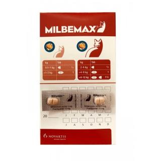 Milbemax Cat 4   10 mg (  2 kg), 1 tableta