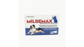 Milbemax Dog 12.5   125 mg (5 - 25 kg), 1 tableta