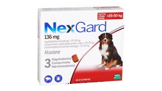 NexGard XL comprimate masticabile, 25-50 kg, 1 comprimat