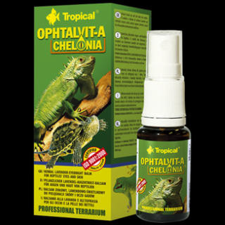 OPHTALVIT-A CHELONIA ingrijirea pielii si a ochilor reptilelor Tropical, 15 ml