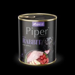 Piper Adult, Hrana Umeda, Carne de Iepure si mar, 800 g