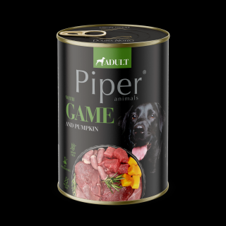 Piper Adult, Hrana Umeda, Carne de Vanat si Dovleac, 400 g