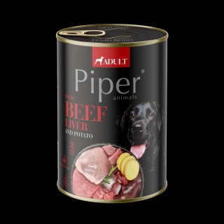 Piper Adult, Hrana Umeda, Ficat de Vita si Cartofi, 400 g
