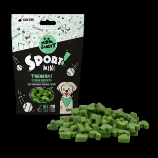 Recompense pentru caini Mr. Bandit SPORT MINI, menta, 150g