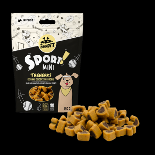 Recompense pentru caini Mr. Bandit SPORT MINI, Pui Vanat, 150g