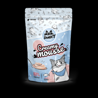 Recompense pentru pisici Mr. Bandit CAT Creamy Mousse, somon, 60 g