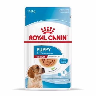 Royal Canin Medium Puppy hrana umeda caine junior (in sos), 140 g