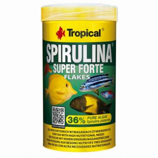 SPIRULINA FORTE Tropical Fish Flakes, 36% 250ml  50g