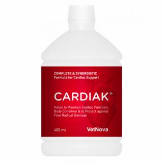 Supliment alimentar pentru sprijinul functiei cardiace la caini si pisici, CARDIAK   vetNova, 400 ml