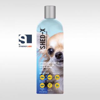 Supliment anti naparlire pentru caini SHED-X, Synergy Labs, talie mica, 237 ml