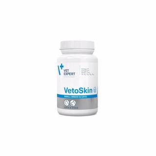 Supliment pentru tratarea afectiunilor dermatologice, la caini si pisici, talie mica, VetoSkin Twist OFF, VetExpert, 60 capsule