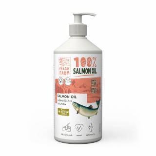 Ulei de somon pentru caini si pisici, Fresh Farm 1000 ml
