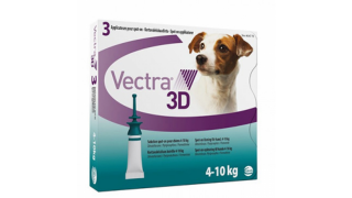 Vectra 3D solutie spot-on pentru caini 4-10kg, 1 pipete