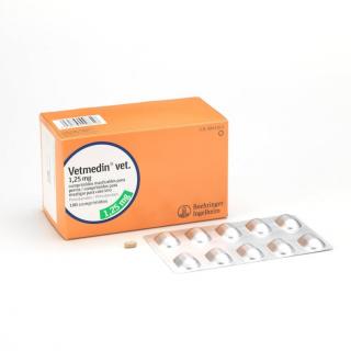 VETMEDIN 1.25 MG - 100 TABLETE MASTICABILE