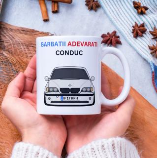 Cana personalizata - Barbatii adevarati conduc BMW