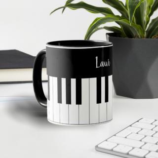 Cana personalizata cu text- Piano