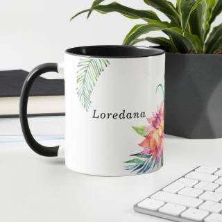 Cana personalizata Floral