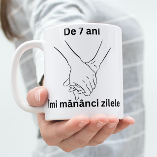 Cana personalizata - Imi mananci zilele