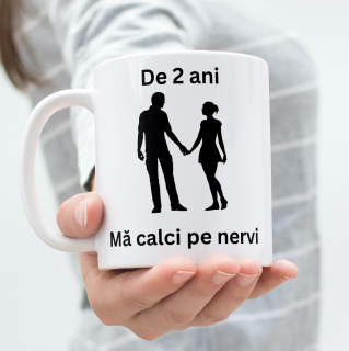 Cana personalizata - Ma calci pe nervi