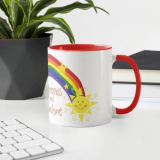 Cana personalizata Rainbows