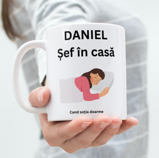 Cana personalizata - Sef in casa