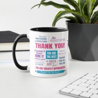 Cana personalizata - Thank you