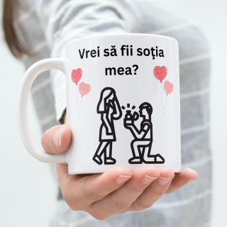 Cana personalizata - Vrei sa fii sotia mea