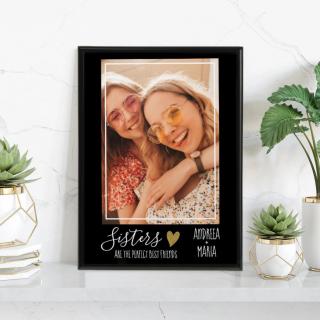 Rama foto personalizata Sisters - A4 -