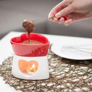 Set Fondue in forma de inima