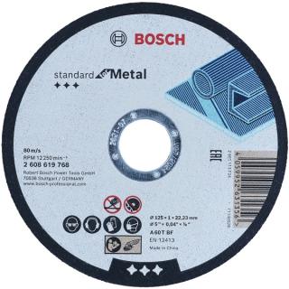 BOSCH DISC TAIERE METAL 125X1 MM