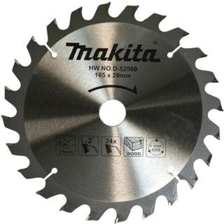 MAKITA D-52560 pentru fierastrau circular, 165x20 mm, 24 dinti, pentru lemn