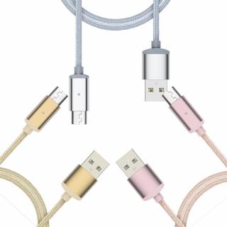 Cablu Magnetic MICRO USB Android  (Rose gold)