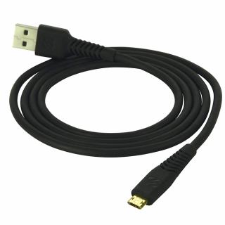 Cablu strikeLINE™ Heavy Duty microUSB reversibil - Negru