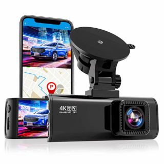 Camera auto de bord REDTIGER F7NS 4K UHD, WiFi, Night Vision, 170°, ecran IPS 3.18 , GPS, aplicatie dedicata, G-sensor si monitorizare parcare