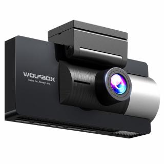 Camera auto de bord Wolfbox i17 4K+2.5K, WiFi 5G, Super IR Night Vision, 150°, ecran 3 , GPS, aplicatie dedicata, G-sensor si monitorizare parcare