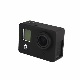 Carcasa de protectie din silicon, compatibila cu GoPro Hero 3, 3+ si 4 (Rosu)