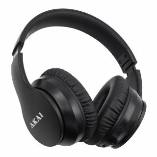 Casti wireless over-ear AKAI BTH-B6ANC cu Noise Cancelling, Bluetooth si Radio FM