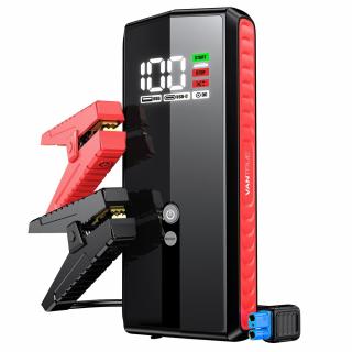 Starter Auto Portabil Vantrue, tip redresor cu acumulator 20000 mAh si ecran LCD, 3000A