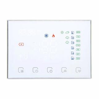 Termostat de ambient inteligent Smart WiFi+RF pentru centrale pe gaz, compatibil Tuya / SmartLife