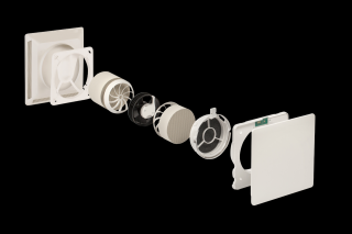 Sistem de ventilatie Leaf 1 Tree - Modulul 1-3 (Solutie pentru casa inteligenta cu fir)