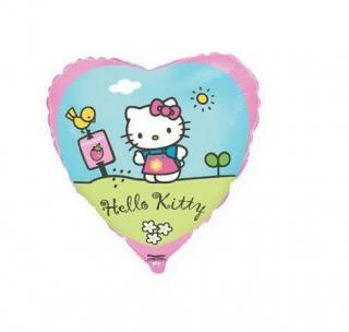 Balon folie forma inima, Hello Kitty, 46 cm