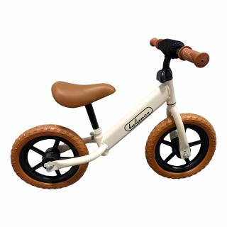 Bicicleta echilibru fara pedale, crem