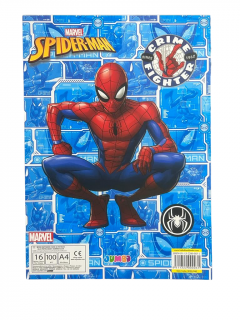 Bloc desen A4 16 coli, Spiderman