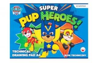 Bloc desen A4 Paw Patrol, 10 coli