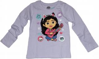 Bluza bumbac, maneca lunga, Gabby s Dollhouse Guitar