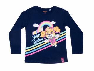 Bluza bumbac, maneca lunga, Paw Patrol Rainbow